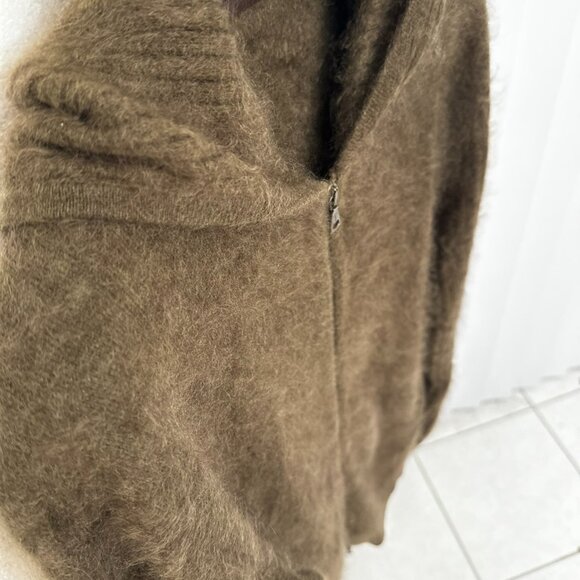 JOHN VARVATOS CASHMERE "Catherine" Hoodie in Green sz.M (MSRP $798) - Picture 3 of 9